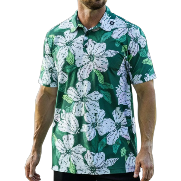 CA Airdry Golf Shirt - Fairway Floral