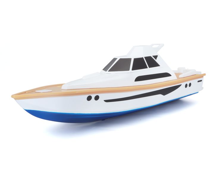 Maisto R/C 34cm Super Yacht Boat - White/Brown/Blue