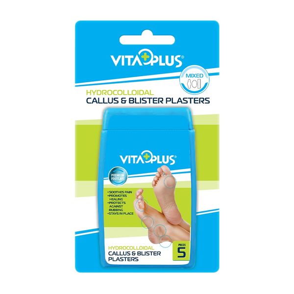VitaPlus Callus &amp; Blister Plasters - Various Sizes x 5