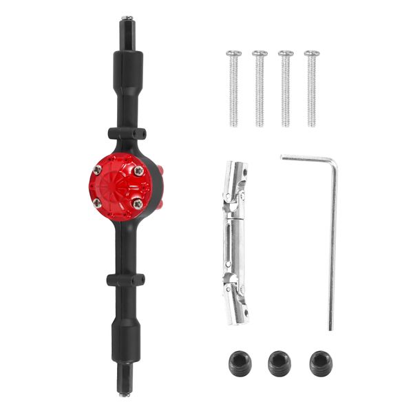 1 Set Metal Rear Bridge For Wpl D12 B14 B24 B16 B36 C14 Rc Car Black