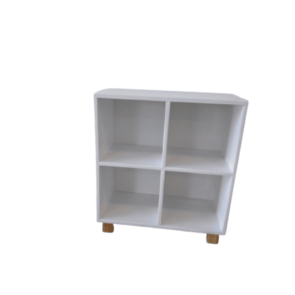 2 x 2 Wooden Storage Shelving Unit - Compact &amp; Stylish Organizer