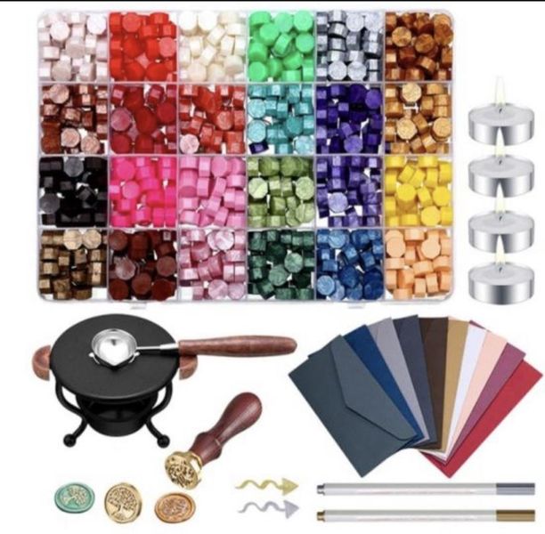 Full Wax Seal Stamp Kit with steel furnace