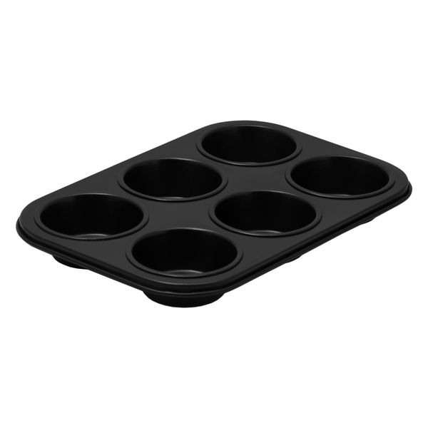 Regent Bakeware Muffin Pan 6 Cup, (260X180X28Mm)