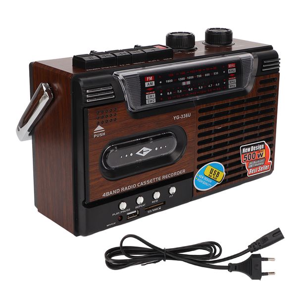 Cassette Player AM FM Radio Noiseless Portable Cassette Player Recorder