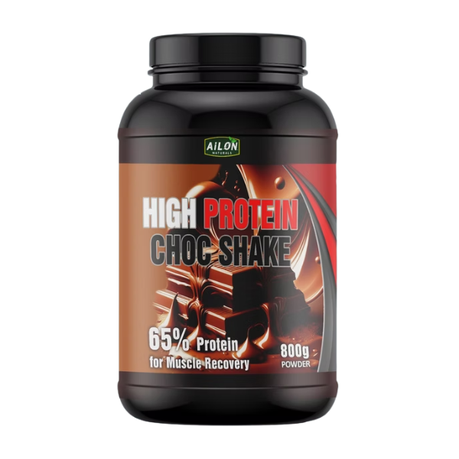 High Protein Chocolate Shake 800g-Muscle Recovery,Strength,Nutrition,Energy Image