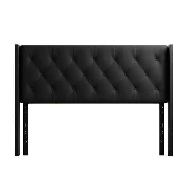 Clairlea Upholstered Headboard in Grey Velvet