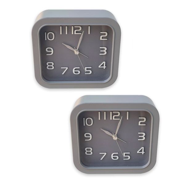 Desk/Shelf Analogue Clocks (Set of 2)