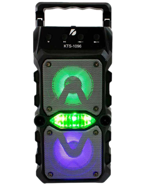 KTS-1096 Wireless Speaker Dual 3" w/ 1200mAh Battery &amp; USB Charging