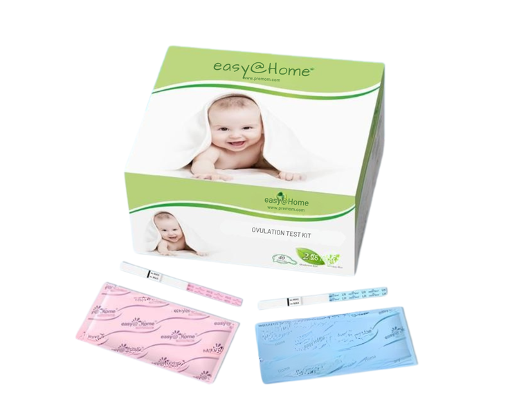 Easy@Home : 25 Ovulation Tests + 10 Pregnancy Tests &amp; 35 Large Urine Cups