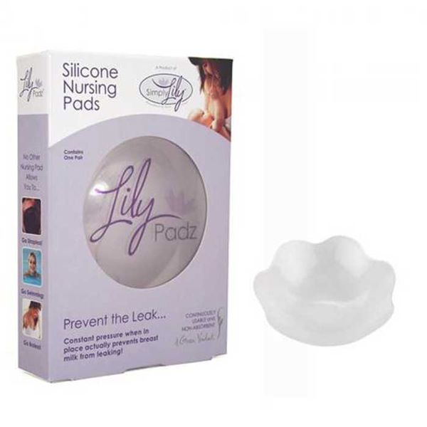 LilyPadz Reusable Silicone Nursing Pads Single Pair Regular Size