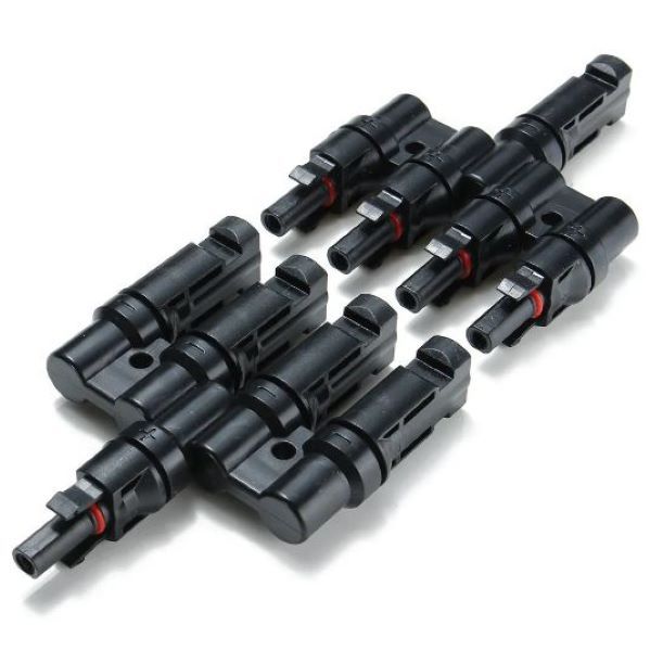 MC4 T Branch Cable Coupler Combiner