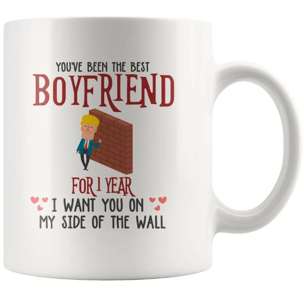 1st Anniversary You've Been The Best Boyfriend For 1 Year Gift Coffee Mug