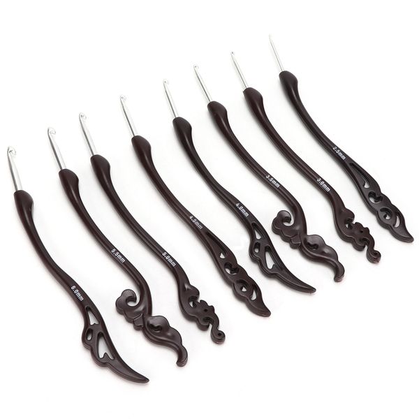 Soft Handle Crochet Hooks Set for Knitting
