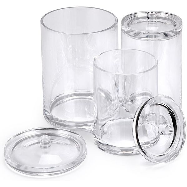 3 Piece Acrylic Clear Bathroom Organizer