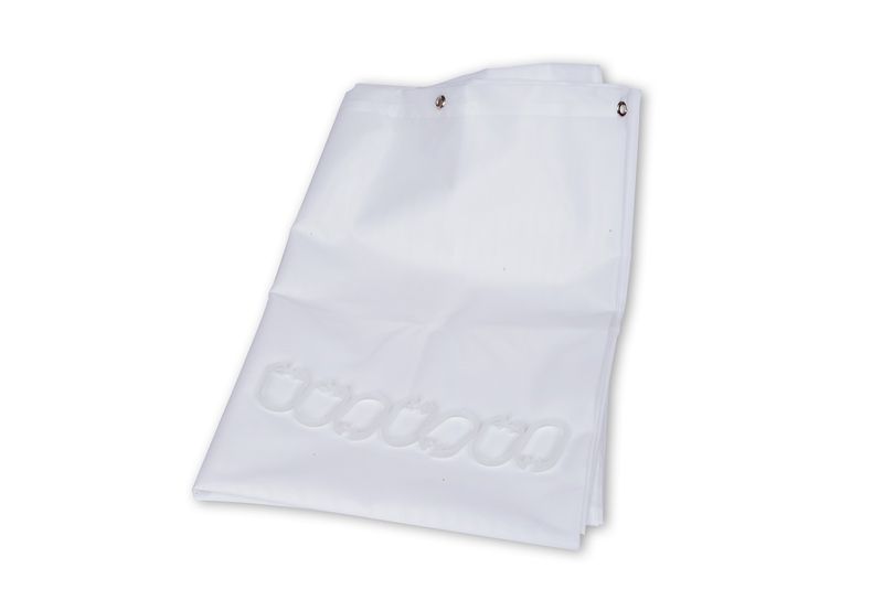 MTS Home Std Driveip Drivey Shwer Curtan White