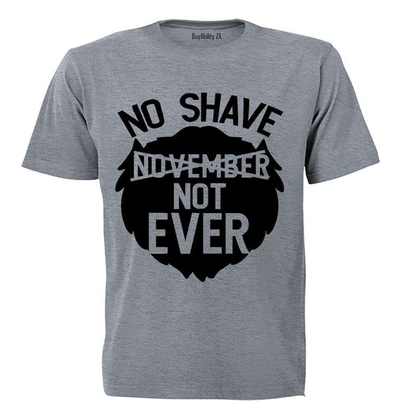 Not Ever - Mens - T-Shirt - Grey - S image