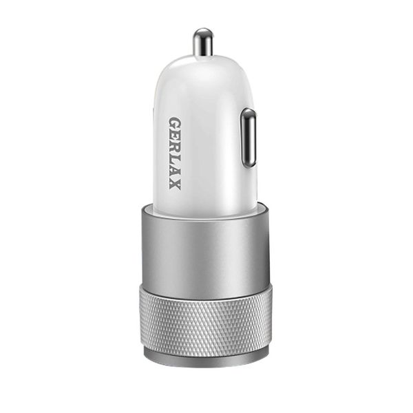 Gerlax GC-12S PF 20W + 2.4A 2 Port Car Charger
