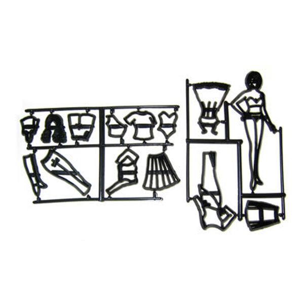 Patchwork Cutters FASHION GIRL Sugarcraft Cake Decorating
