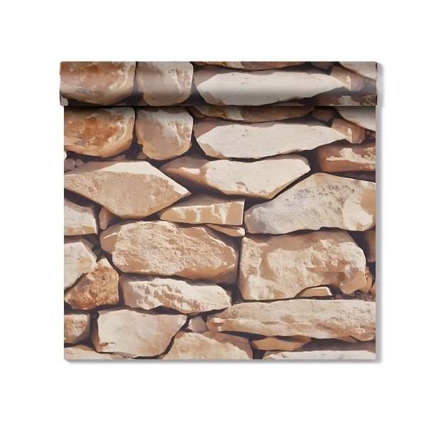 3D Stone Realistic Rock Wallpaper PVC Stone Texture Wallpaper