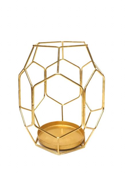 Geometric Wired Candle Holder for Home Décor