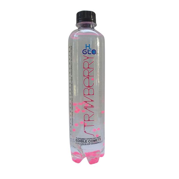 H2GLO - SSugar Free Flavoured Water -Strawberry - 6 x 500ml Plastic Bottle