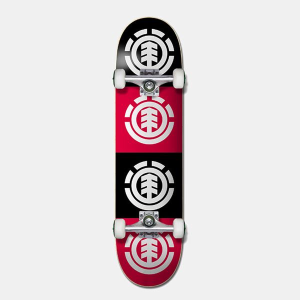 Element Quadrant Complete Skateboard - Black/Red - 7.75 X 31.25 Street
