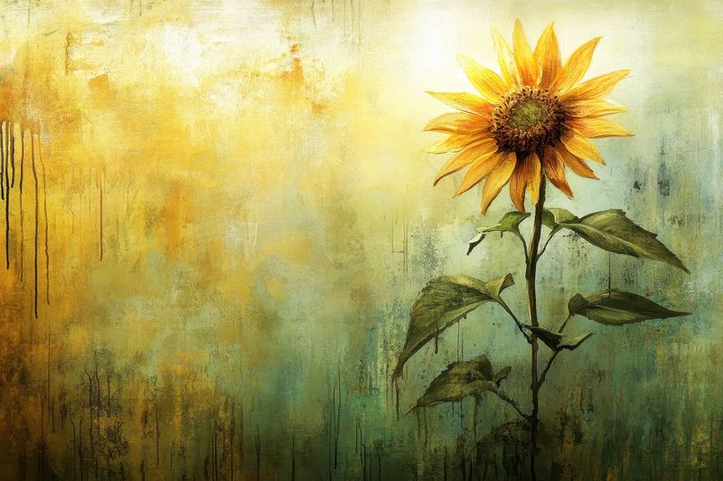 Wall Art Canvas - Sunflower In Bloom