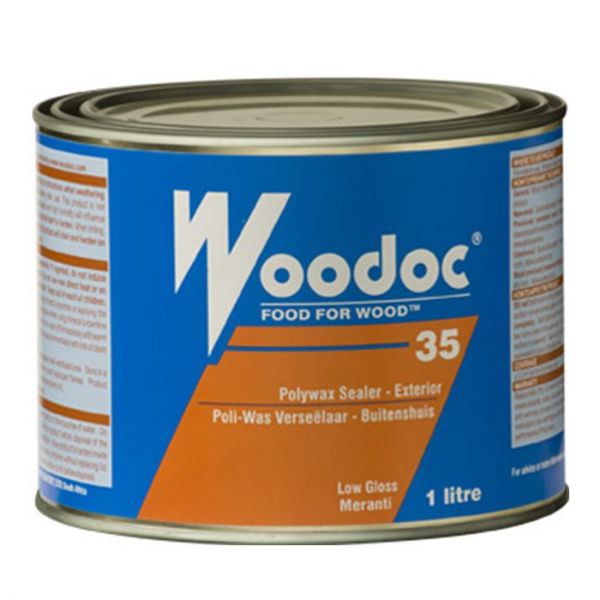 Woodoc - 35 Outdoor Wax Sealer 500ml Meranti - 2 Pack