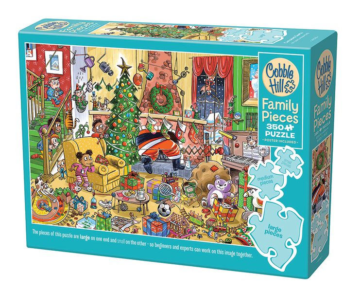 Cobble Hill Catching Santa 350 Piece Family Puzzle