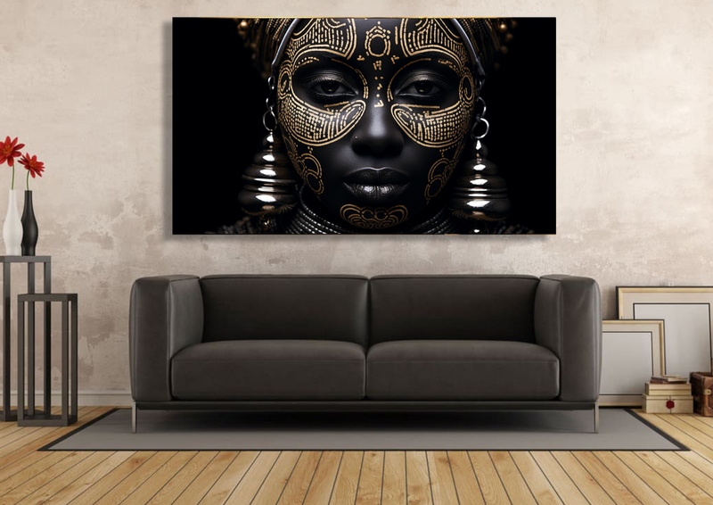 Canvas Wall Art - Mursi Elegence Abstract - HC1012