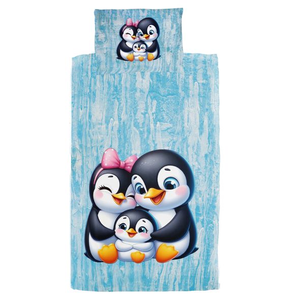 Penguin Family Cot Set