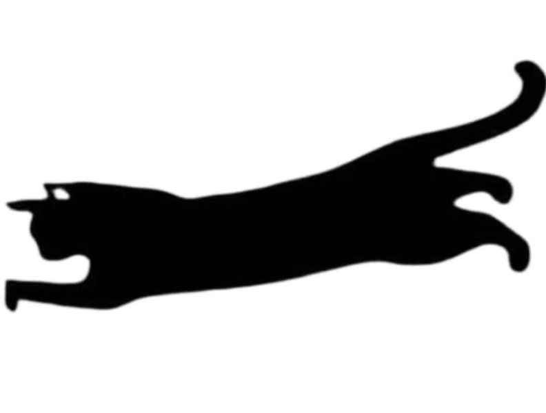 5PCS Metal Cat Bookmark, Cute Black Cat-Shaped Bookmark, Durable