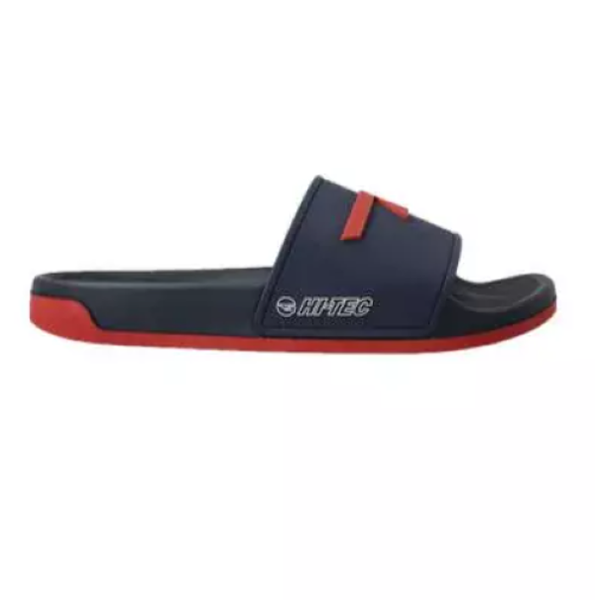 Hi-Tec Men's Core Slides - Navy/Flame Scarlet