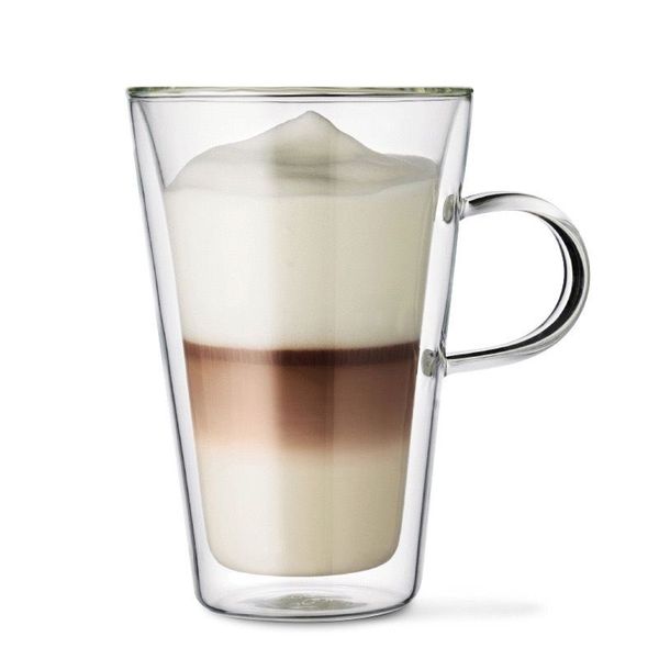 2 Pack 400ML Canteen Double Wall Coffee Cup With Handle