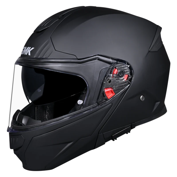 SMK Gullwing Matte Black Helmet MA200