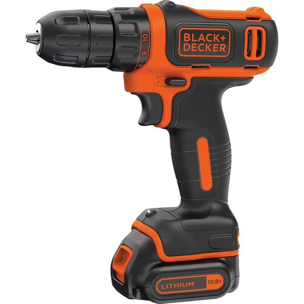 BLACK+DECKER - 10.8V Ultra Compact Lithium-ion Drill Driver