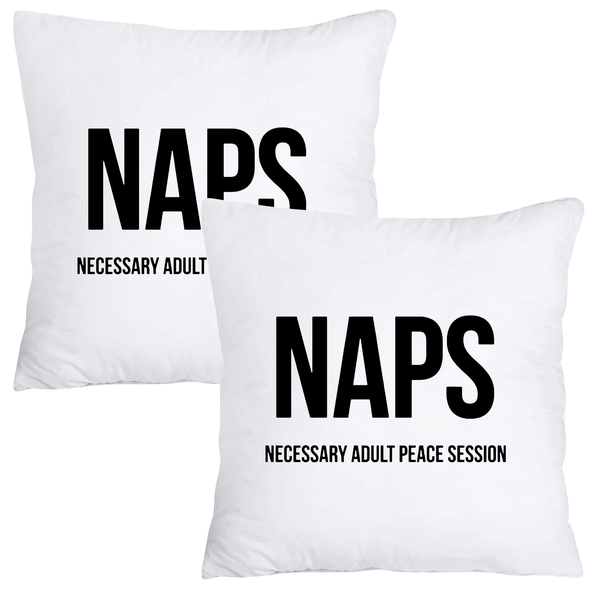 Scatter Cushion Cover Set - NAPS. Necessary Adult Peace Session