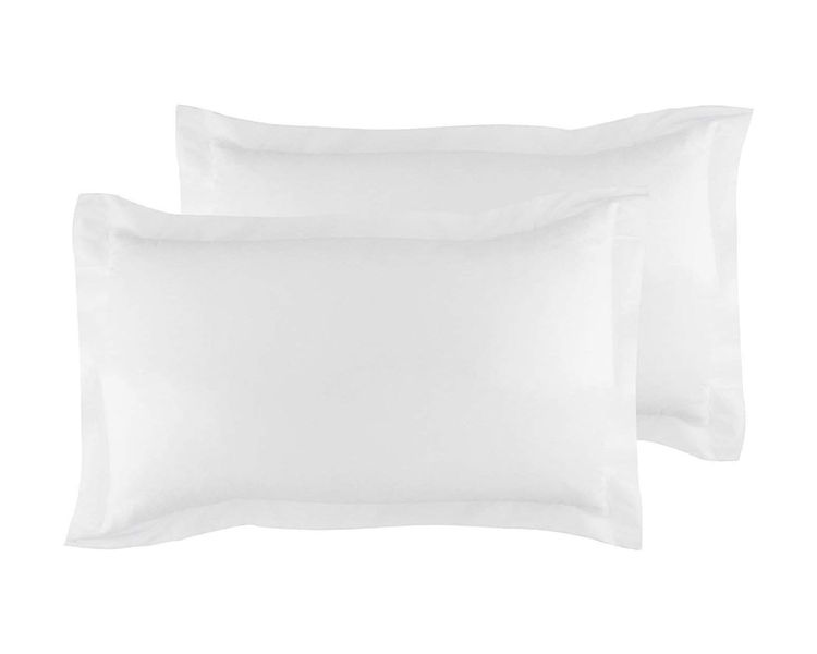 100% Cotton 300 tc Pillowcase Soft Breathable Silky Pack of 2