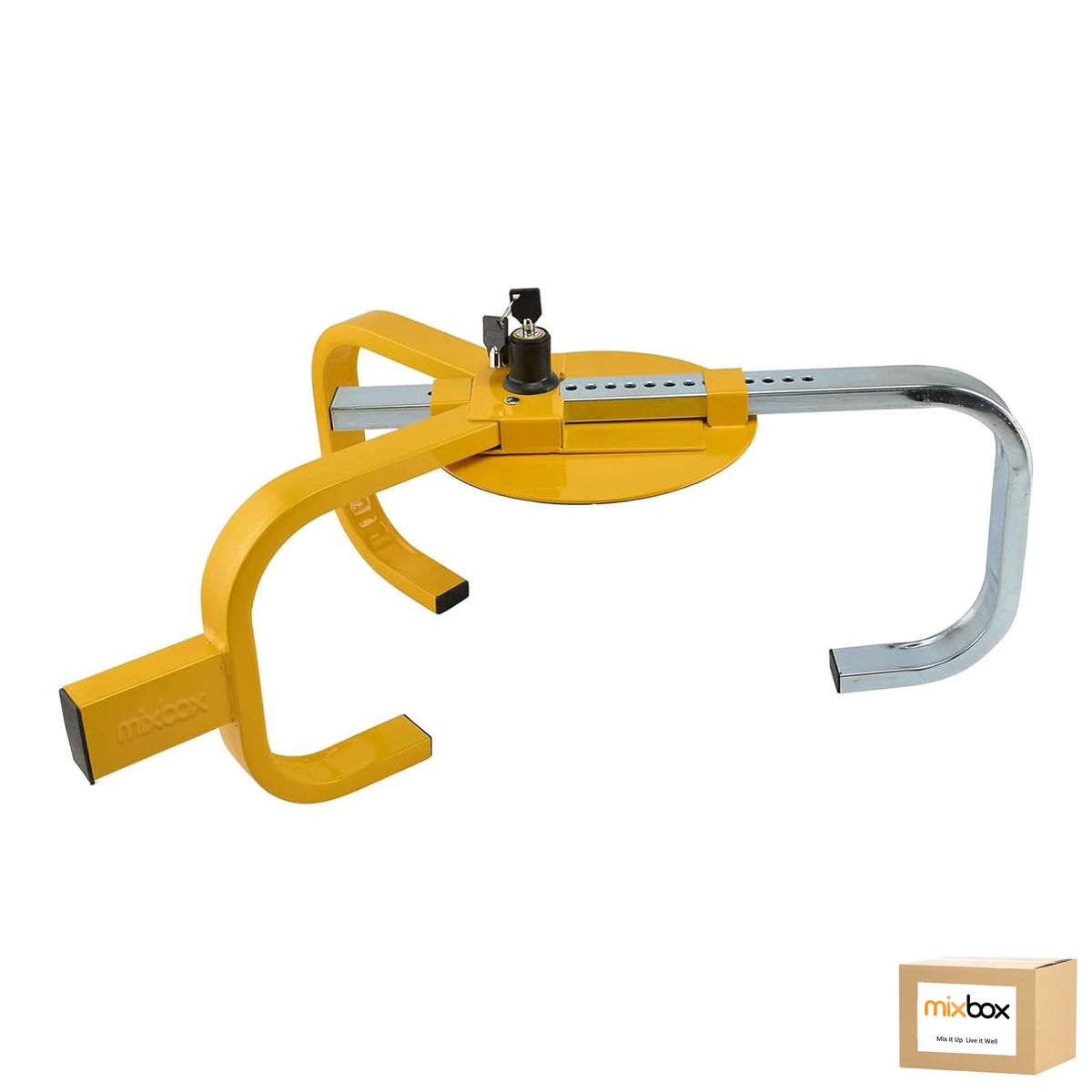Mix Box Anti-Theft Heavy Duty Car Wheel Lock Clamp