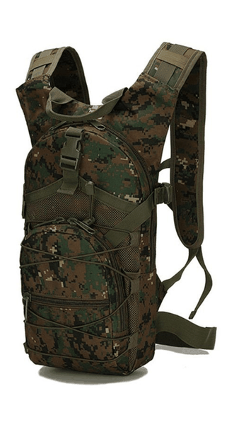 Vivace -Waterproof Camouflage Tactical Hiking 15L Backpack Shoulder Bag.