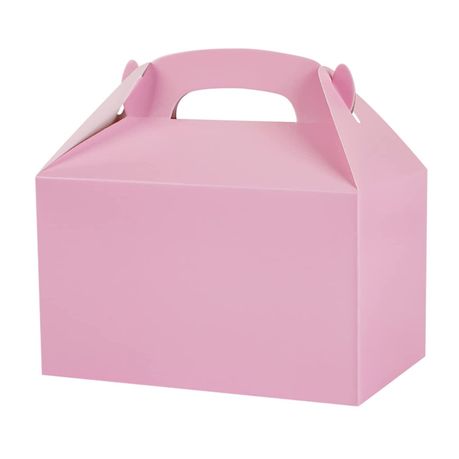 Pink Party Treat Boxes - 12-Piece Image