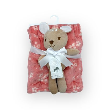 Mothers Choice Baby Dudu / Security Blanket - Reindeer Image