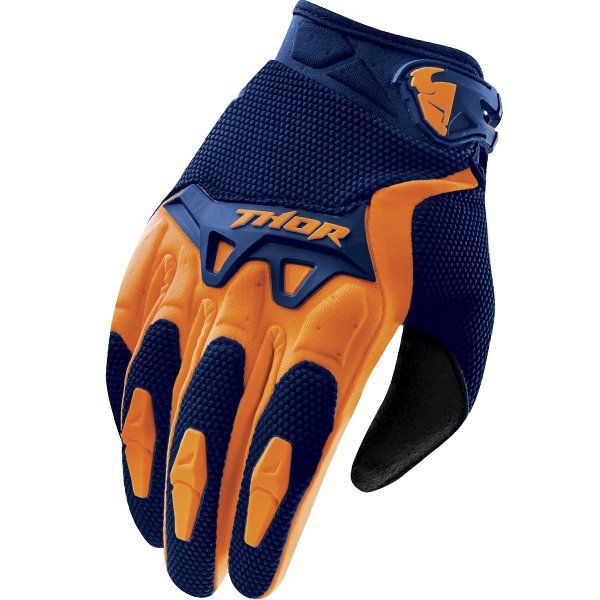 Thor Spectrum Navy/Orange Gloves image