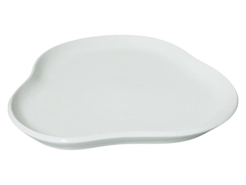 George &amp; Mason Nuvola Porcelain Organic Plate 25x24x2cm Medium White