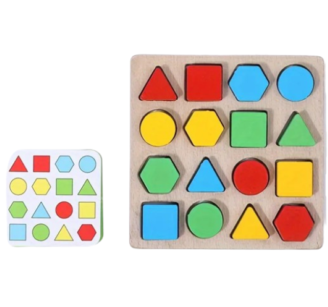 Discover Shapes &amp; Colors: Montessori Educational Learning Toy
