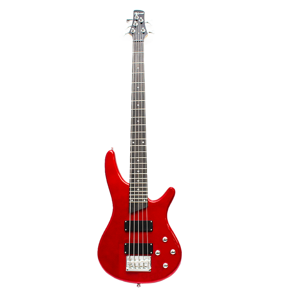 Rhythm MI-SPB500 RD 5 String Electric Bass Guitar Red