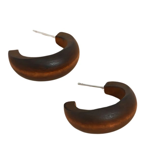 Po'di Grazia - Wooden Hoop Earrings , Gift Set