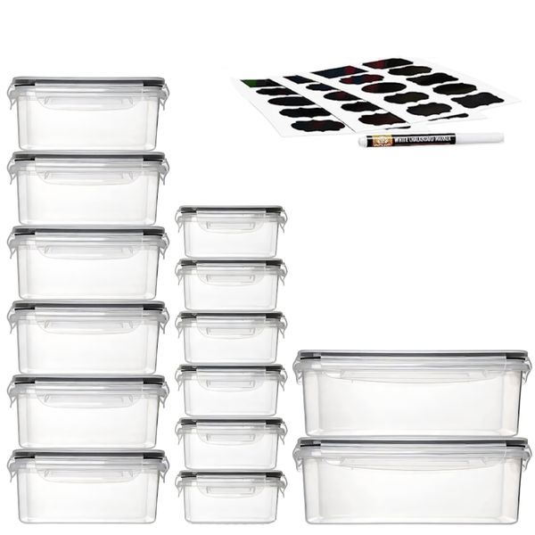 Redisson 14pc Airtightfood Storage containers/Leakproof, Stackable,BPA-Free