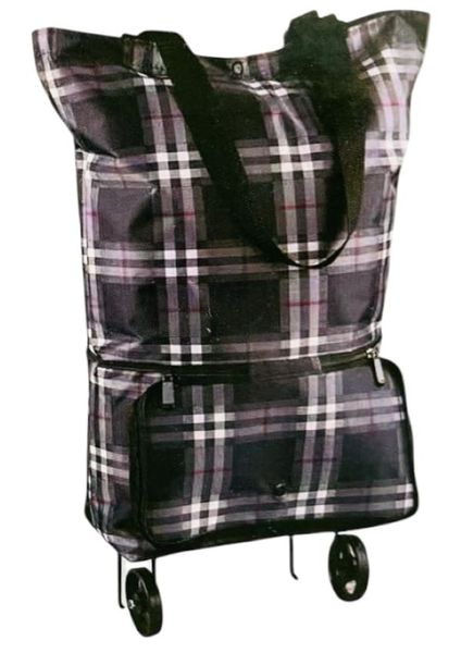 Telescopic Folding Tug Shopping Cart