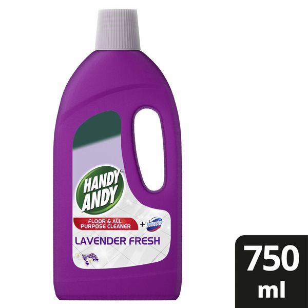 Handy Andy Lavender All-in-1 Floor Cleaner with Domestos - 4 x 750ml